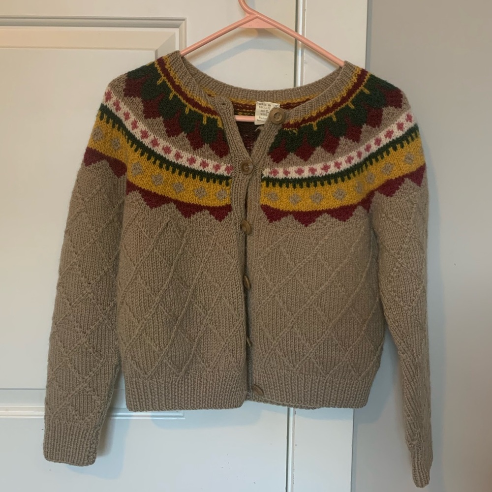 Vintage Wool Cardigan